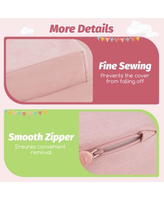 5PCS Climb and Crawl Playset with Ball Pit for Kids Zippers for Playroom