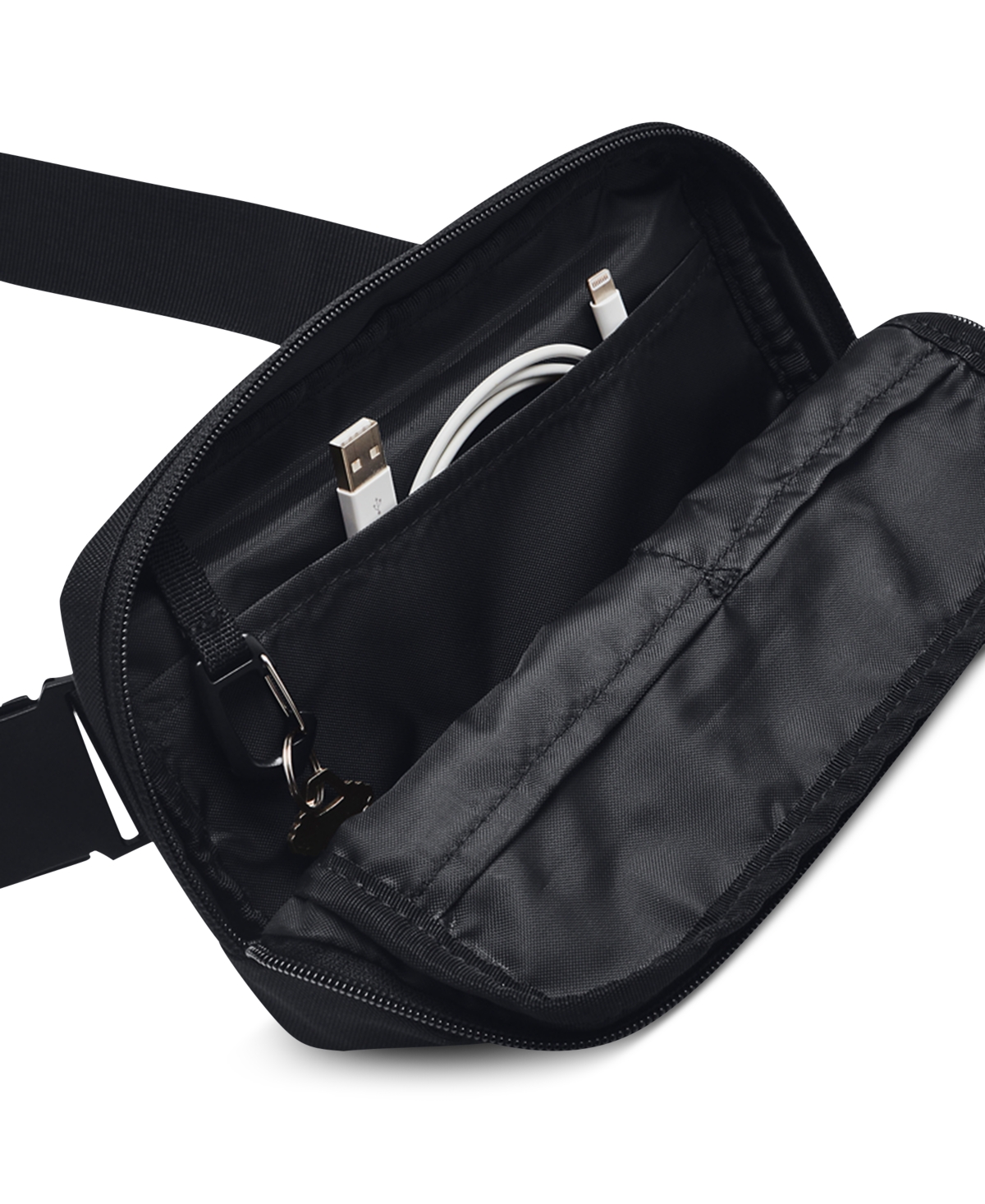 Under Armour Men's Logo Crossbody Bag In Black,black,black
