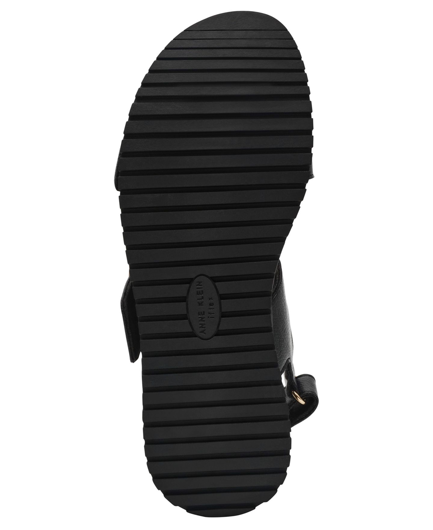 Женские сандалии Anne Klein Evanti Buckle Double Strap Sporty, цвет: Чёрный — фото 5