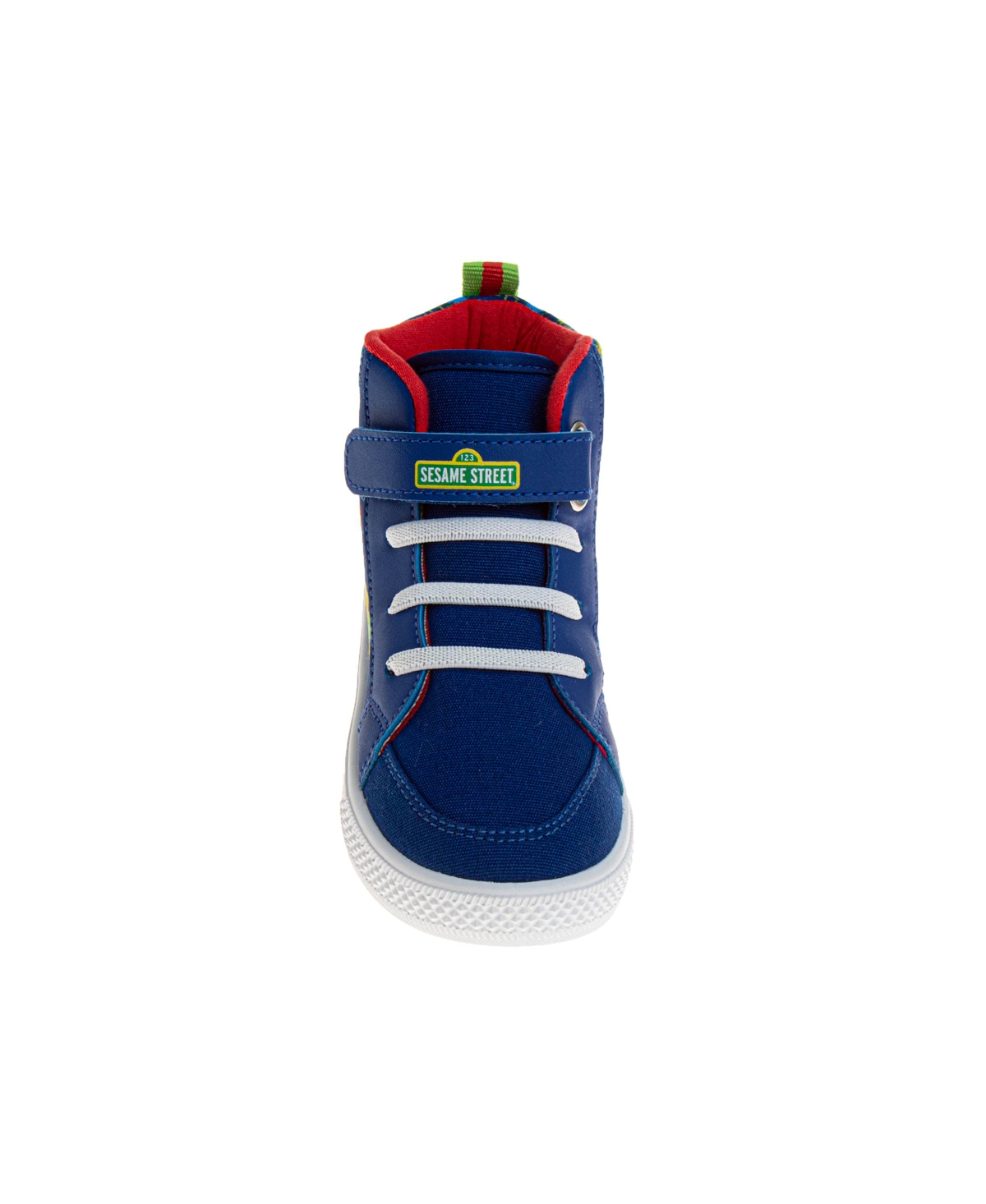 Sesame Street Toddler And Little Kids Elmo High Top Sneakers In Navy