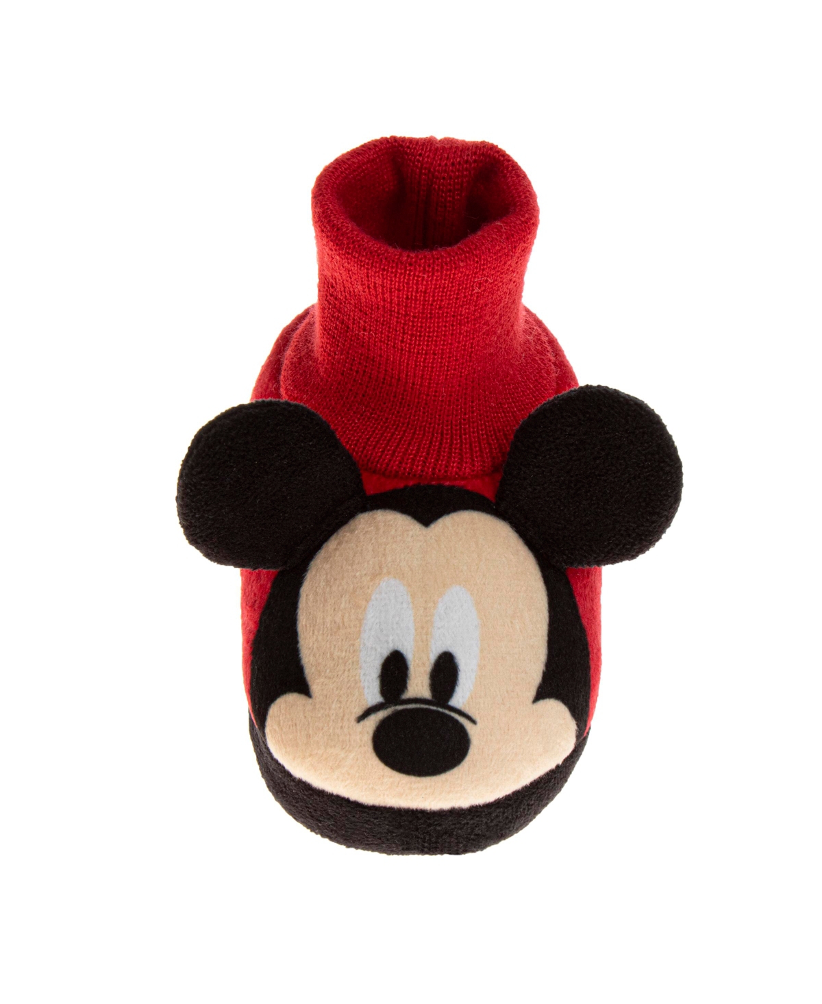 Disney Infant Baby Boys Mickey Mouse Bootie Shoe In Red