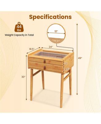 Dressing Vanity with Mirror and 2 Storage Drawers for Organized Makeup and Beauty Essentials
