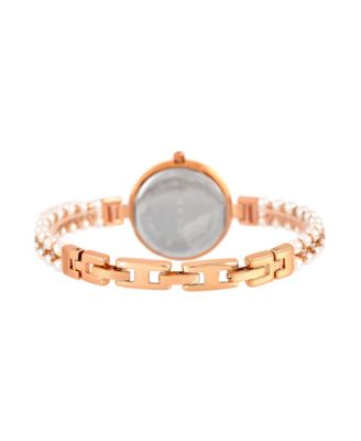 Women's 18K Fine Rosegold Plated Analog Watch