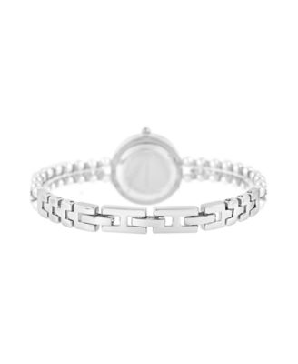 Women's Fine Silver Plated Analog Watch