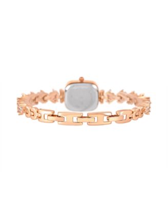 Women's 18K Fine Rose Gold Plated Analog Watch