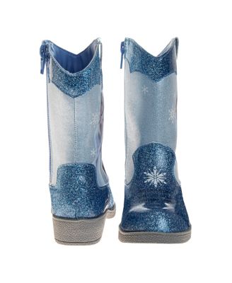 Toddler and Little Girls Frozen Anna and Elsa Western Cowgirl Boots