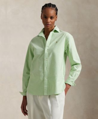 Polo Ralph Lauren - Women's Relaxed-Fit Cotton Oxford Shirt