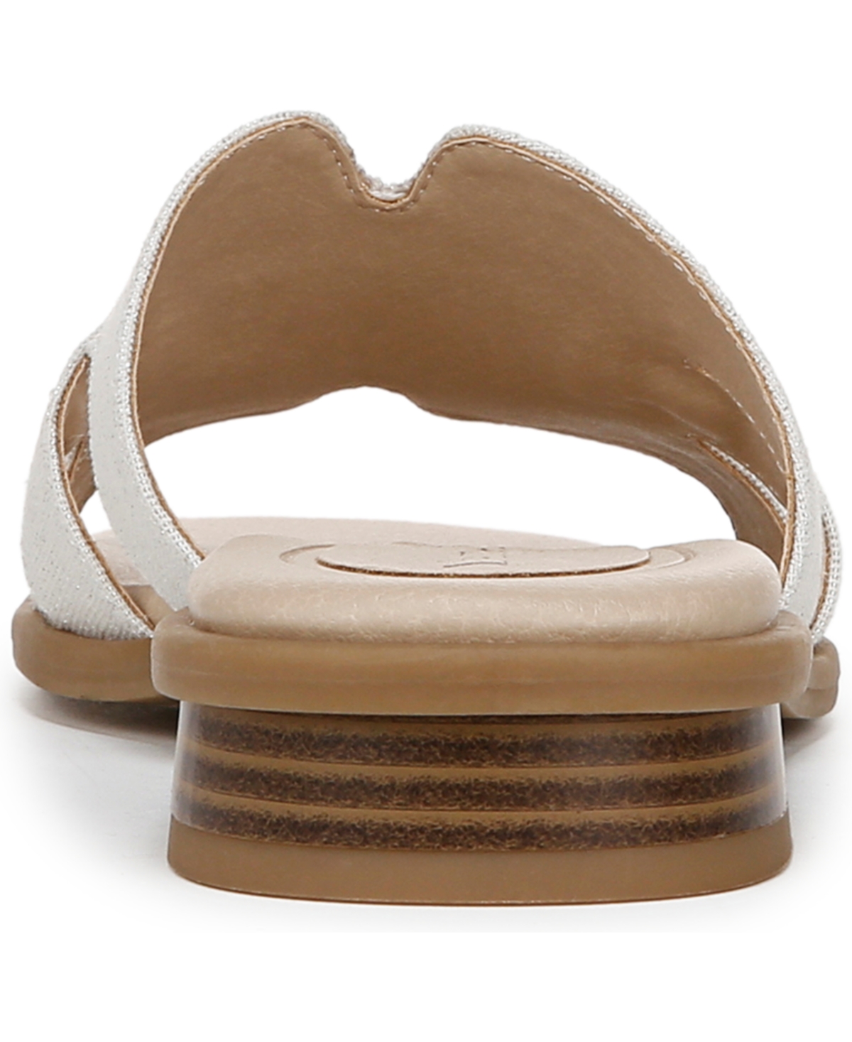 Lifestride Women's Royalty Bit Square Open Toe Slide Sandals In Natural Fabric