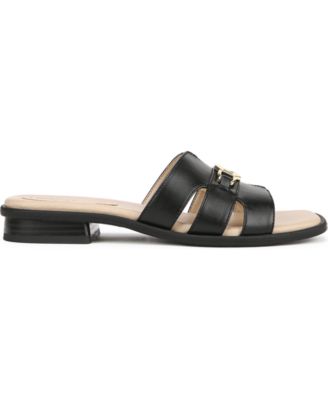 Women's Royalty Bit Square Open Toe Slide Sandals