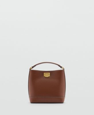 Women's Metallic Detail Mini Shopper Bag