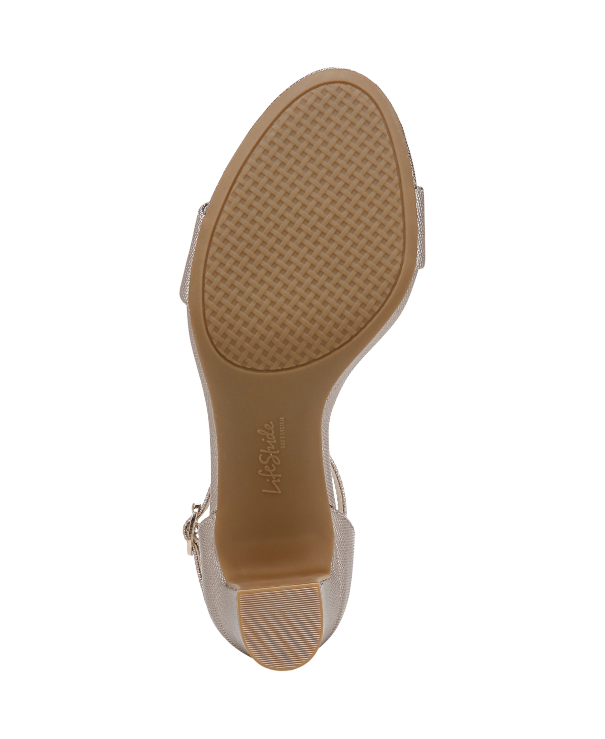 LIFESTRIDE WOMEN'S FLORENCE TWO PIECE BLOCK HEEL ANKLE STRAP SANDALS 