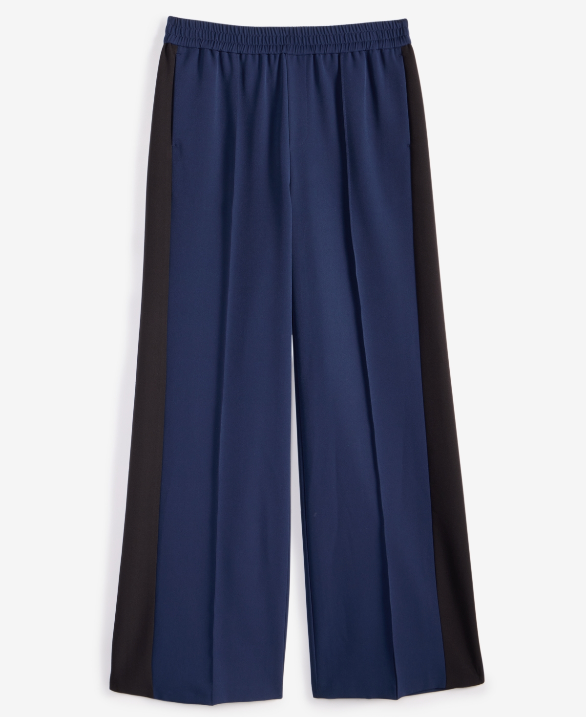 On 34th Women's Mid-rise Side-stripe Wide-leg Pants In Intrepid Blue