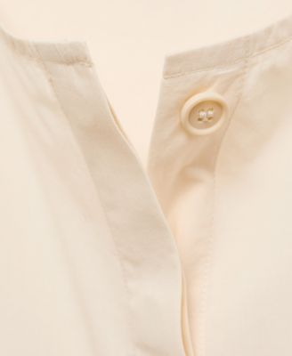 Women's Chest Pocket Cotton Blouse