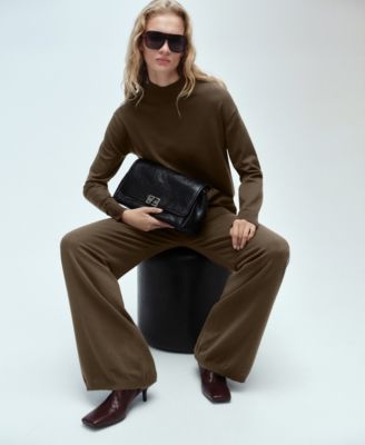 Women's Perkins Neck Knitted Sweater