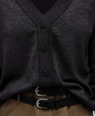 Women's V-Neck Knitted Cardigan