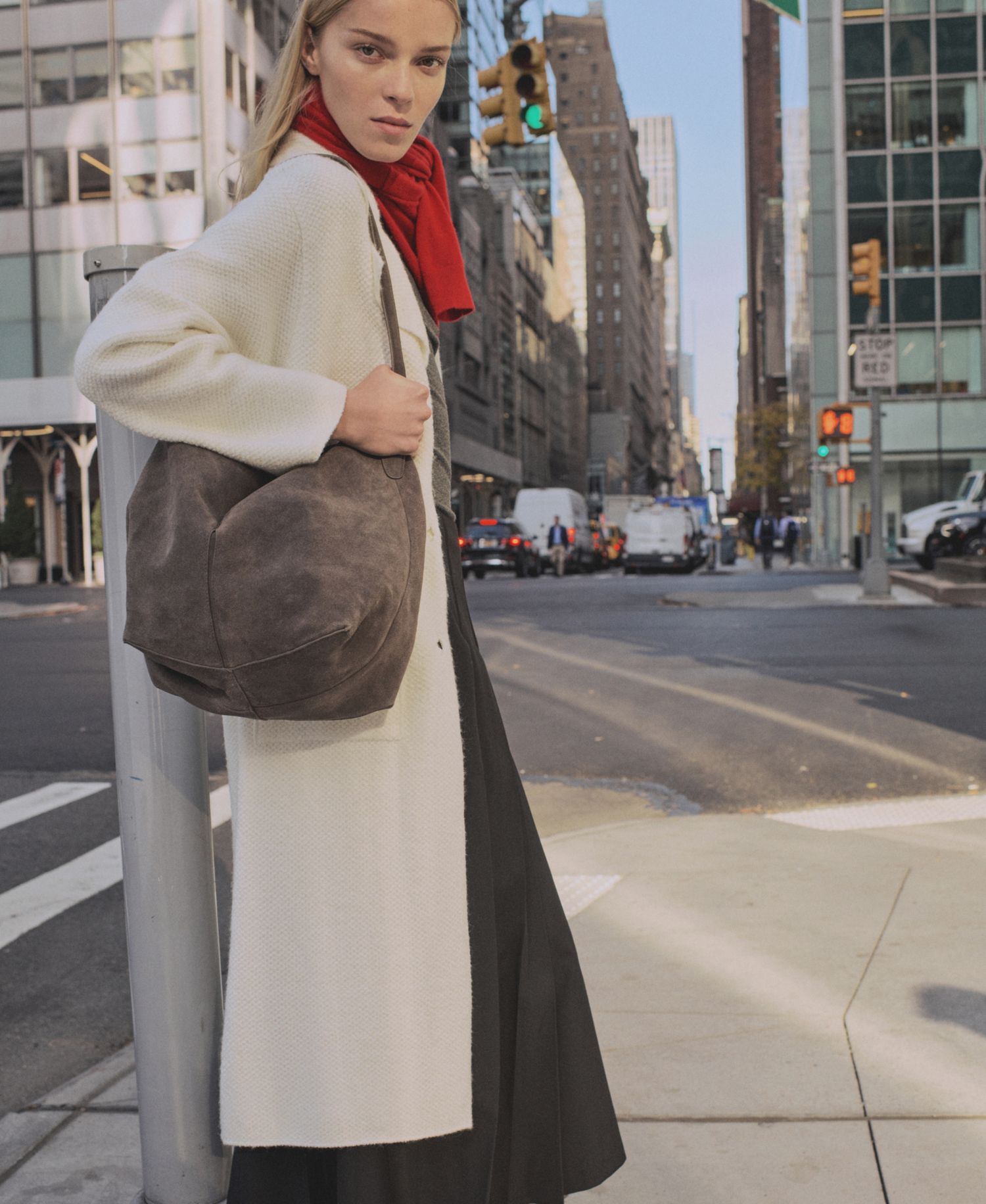 Women's Knitted Long Coat