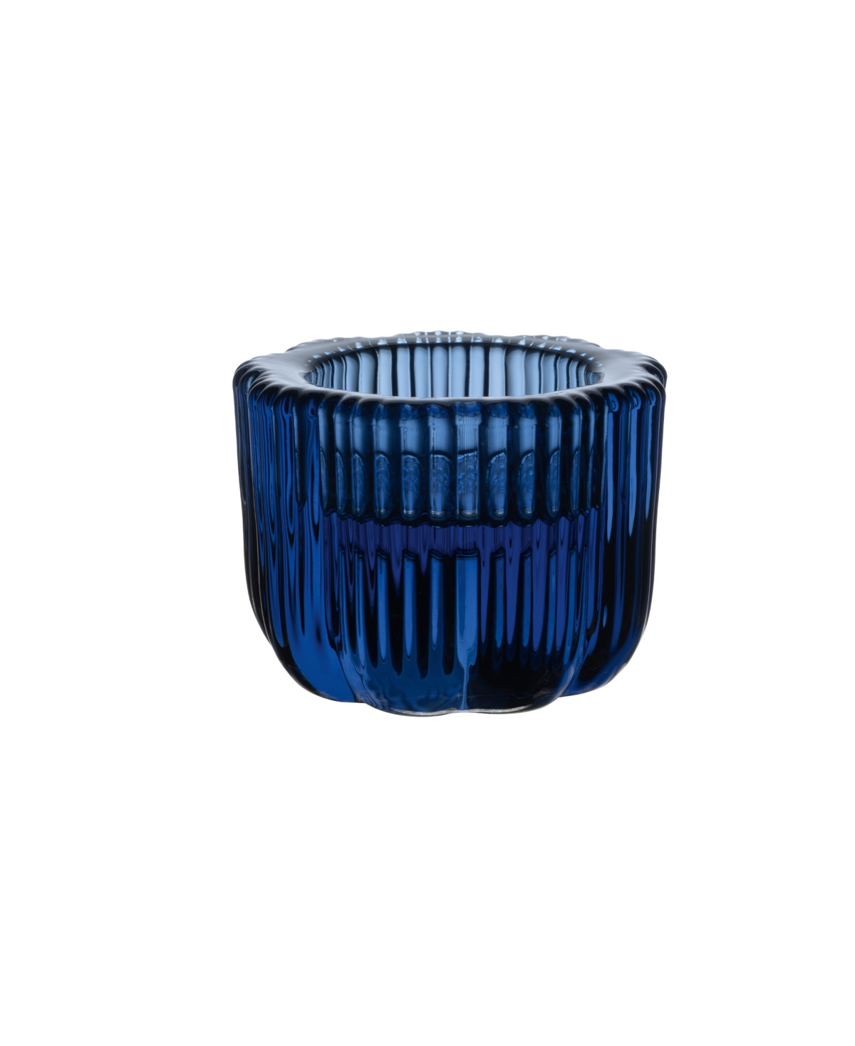 Villeroy & Boch Fleur Muli Functional Votive & Taper Candleholder In Blue