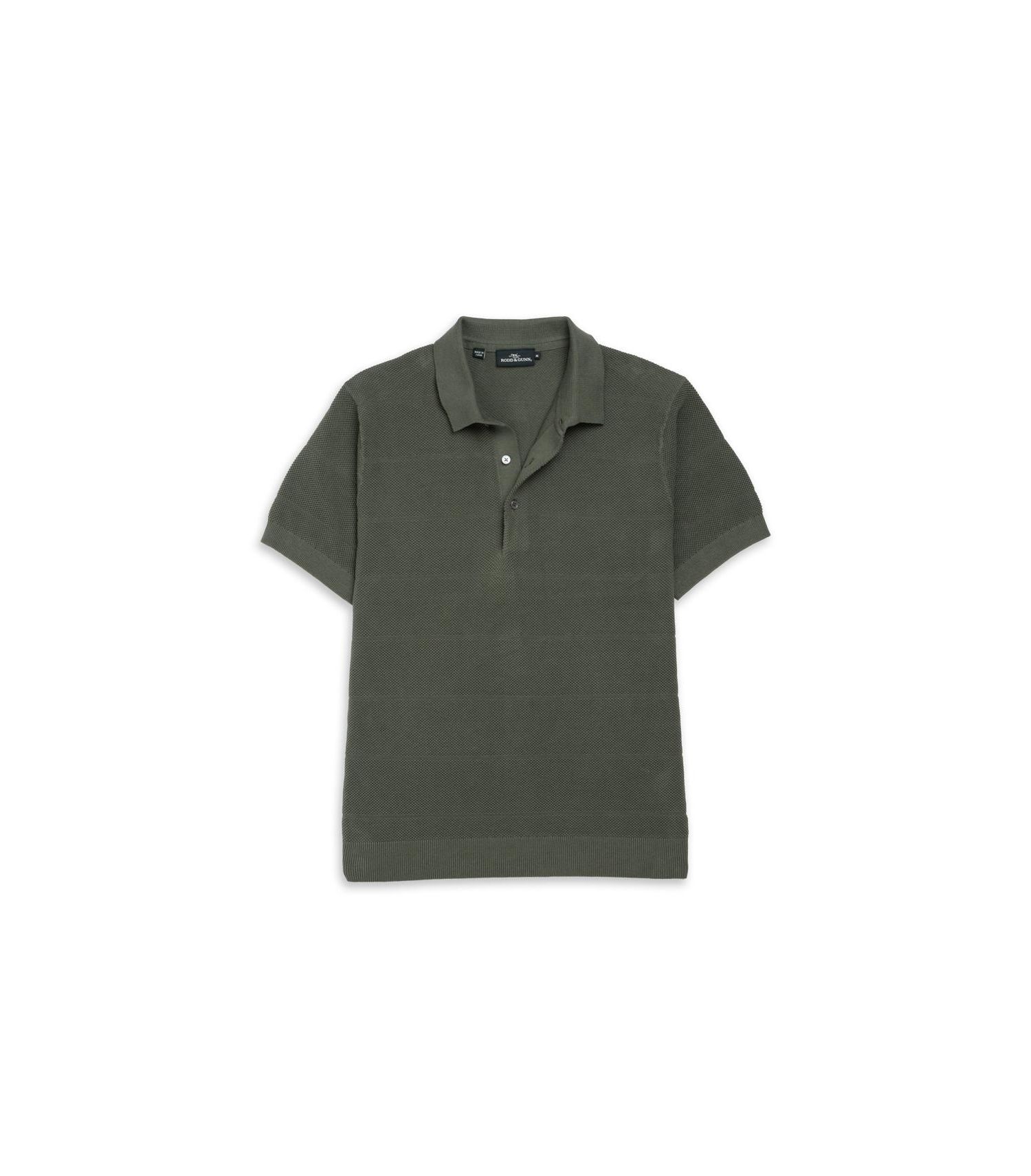 Men's Masons Flat Knit Polo Shirt