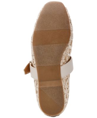 Women's Mellie Woven Buckle Mary Jane Flats