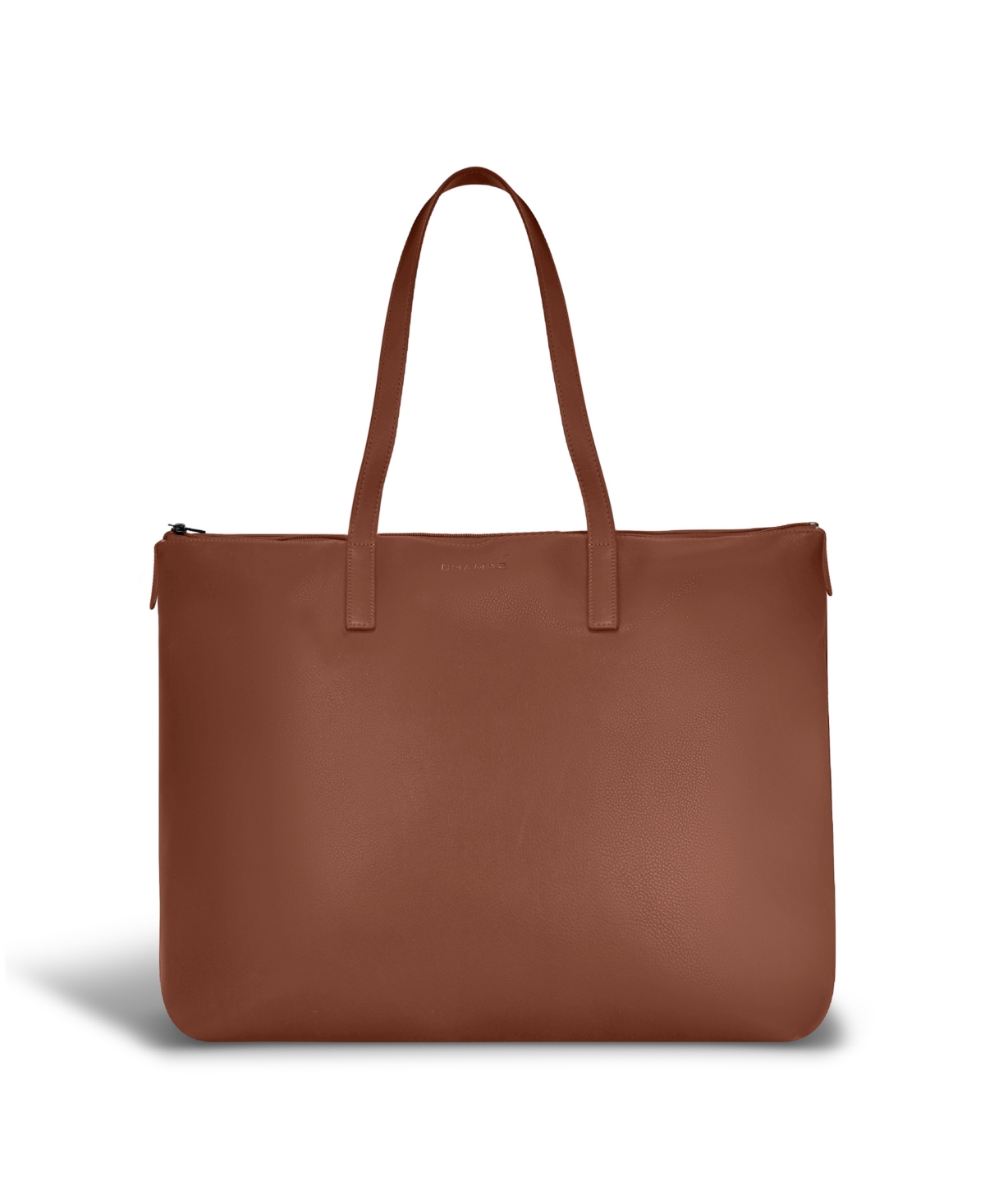 Onyx Collection Leather Business Tote - Khaki