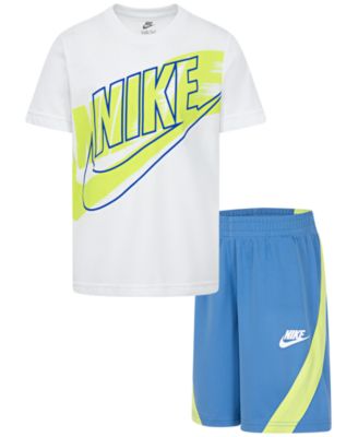 Nike - Little Boys "On The Move" Logo T-Shirt & Shorts Set