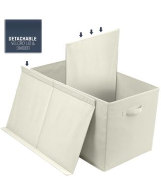 Toy Chest with Flip-Top Lid, Kids Collapsible Storage for Nursery, Playroom, Closet, Home Organization, Large