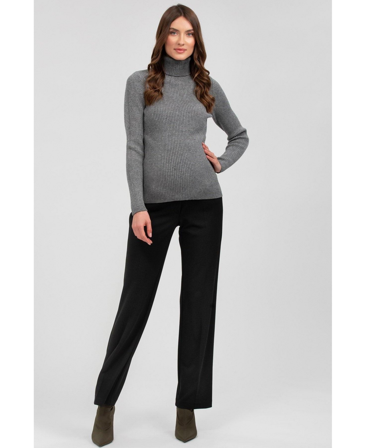 Pietro Brunelli Maternity Straight-textured super stretch Noah Pants