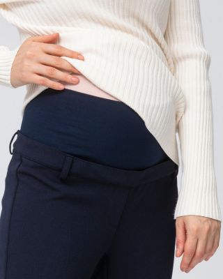 Maternity Straight-textured super stretch Noah Pants