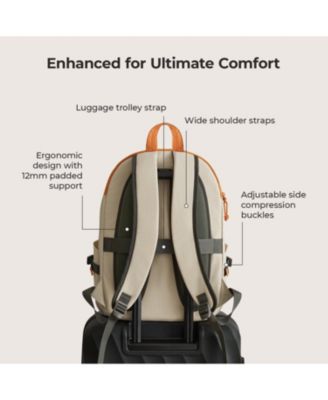 Soar 25L 180° Open Clamshell Travel Backpack Set GREY