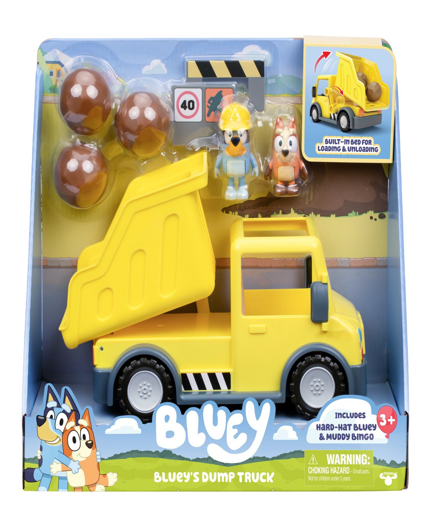 Детские фигурки Bluey Dump Truck Playset — фото 1