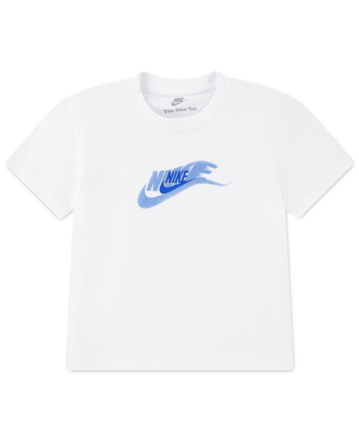 Nike Toddler & Little Boys "on The Move" Logo Crewneck T-shirt In White
