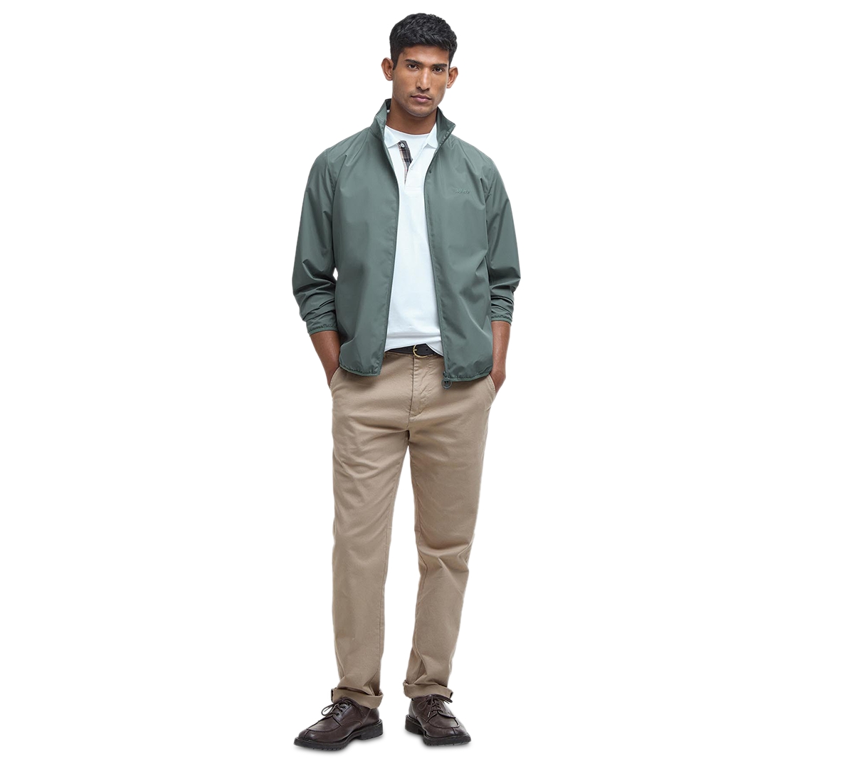 Shop Barbour Men's Korbel Waterproof Jacket In Vintage Teal