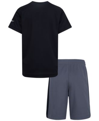 Little Boys Dri-FIT Swoosh T-Shirt & Shorts, 2 Piece Set