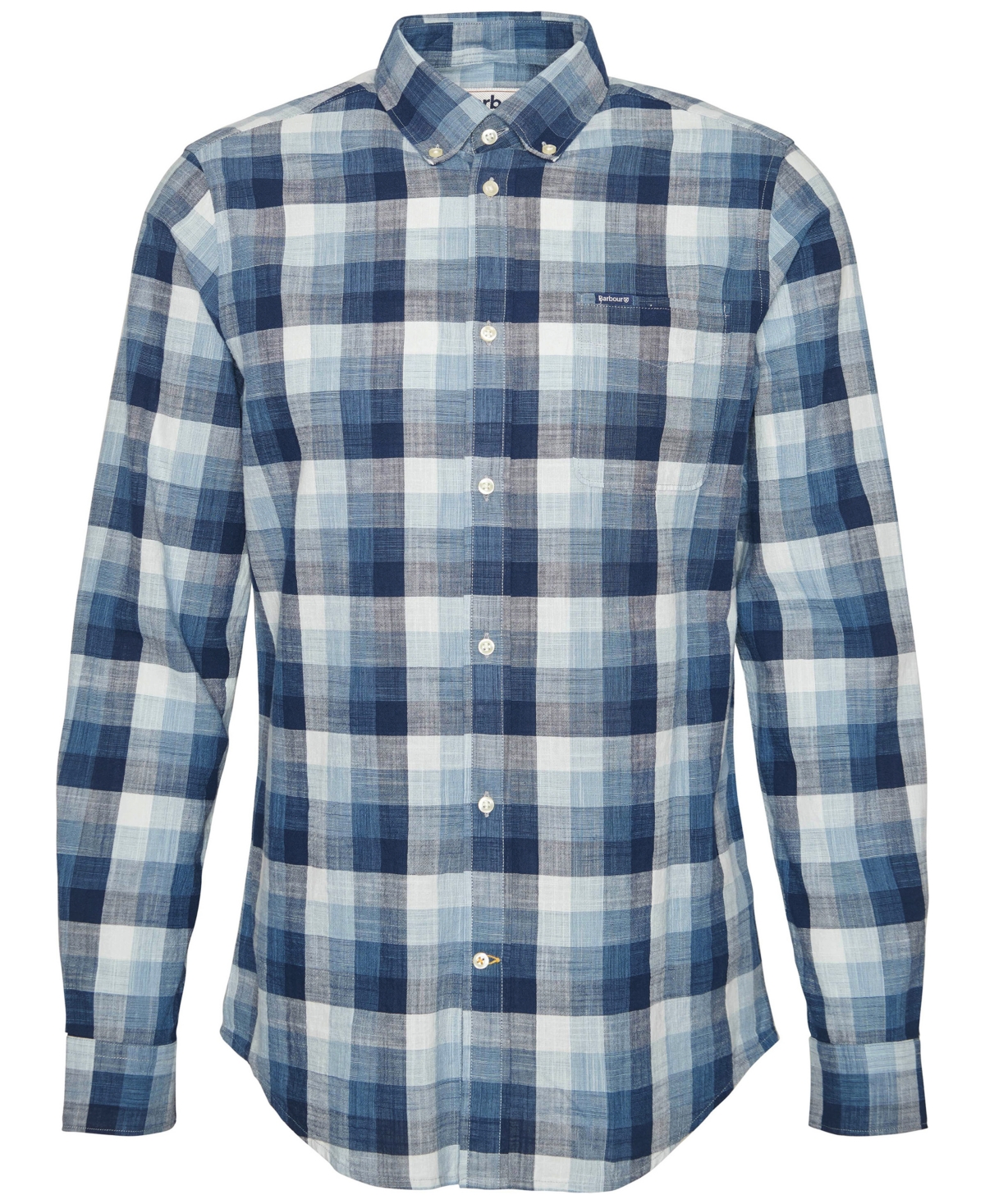 BARBOUR MEN'S TAILORED-FIT HILLROAD PLAID SHIRT 
