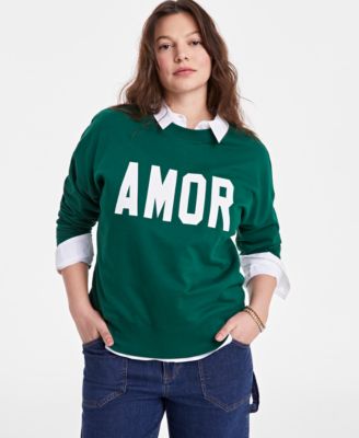 On 34th - Women's Amor Graphic Sweatshirt