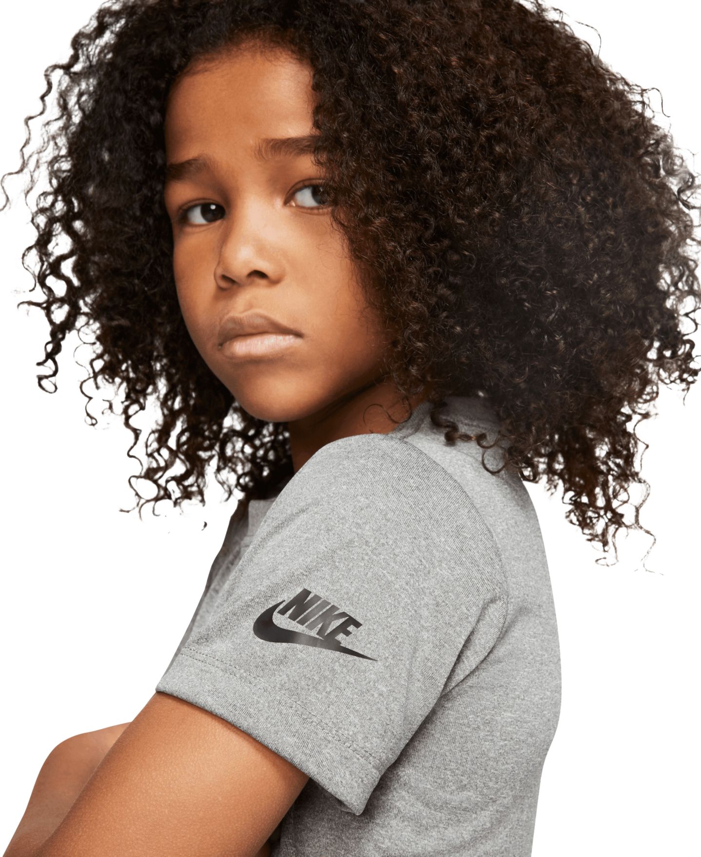 Nike Boys' 4-7 Futura Short-Sleeve T-Shirt and Shorts, 2-Piece Set, цвет: Чёрный — фото 4