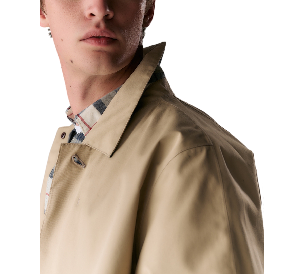 Barbour Short Regular Fit Rokig Waterproof Jacket In Washed Stone