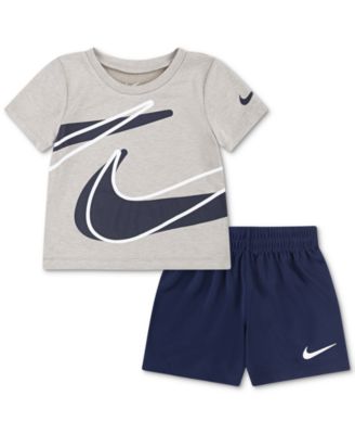 Boys' 4-7 Dri-FIT Short-Sleeve T-Shirt and Shorts, 2-Piece Set