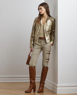 Lauren Ralph Lauren - Women's Cotton-Blend Twill Jodhpur Pants