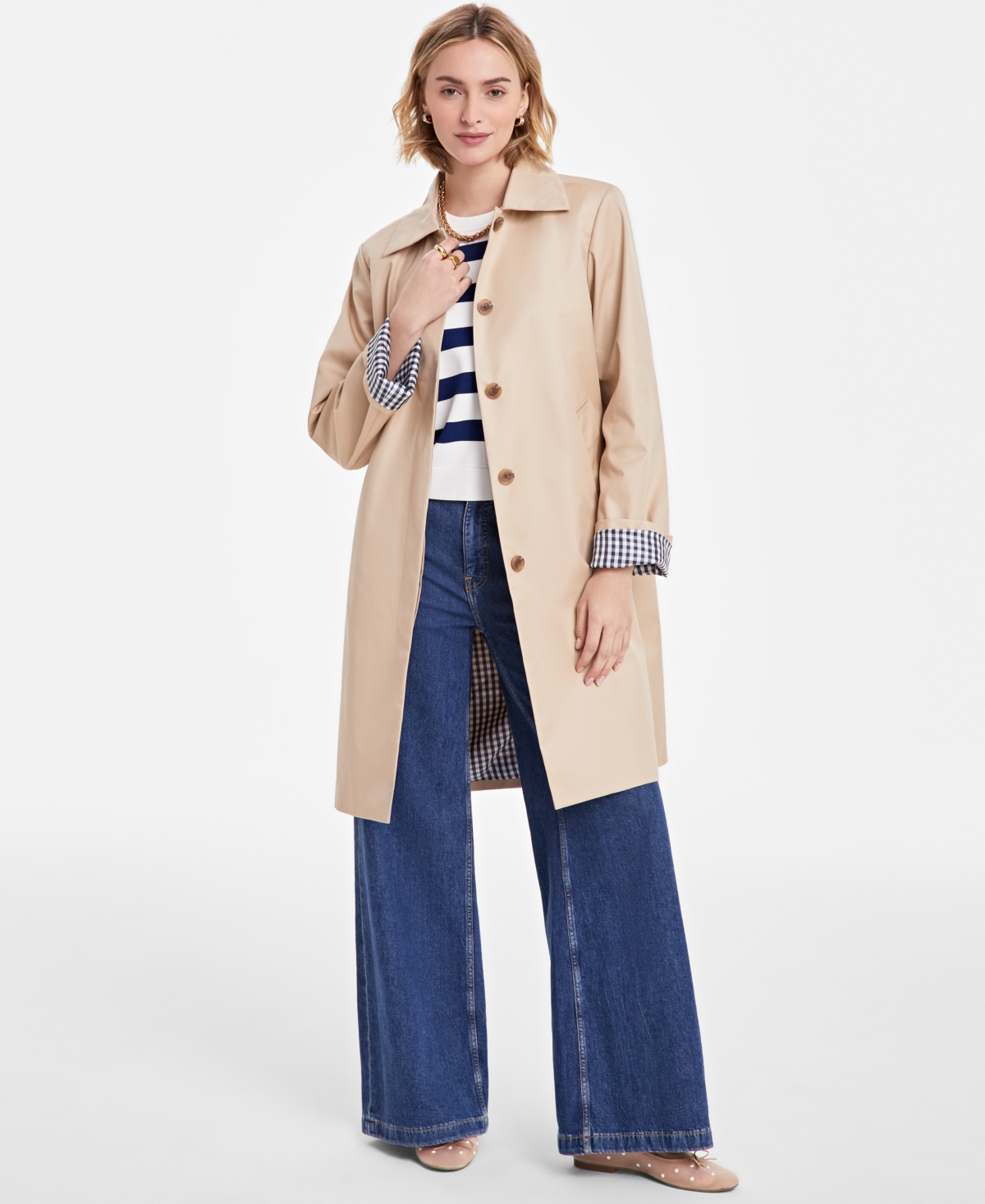 Women's Classic Mac Jacket, Exclusively at Macy's - Cinnamon Brulee