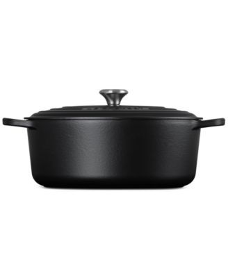 Signature Enameled Cast Iron 8-Qt, Oval Dutch Oven