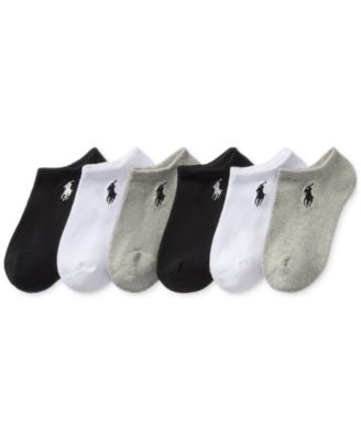 Toddler Girls Classic Solid Low-Cut Socks, 6-Pack 