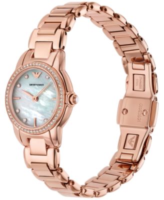 Women's Rose Gold-Tone Stainless Steel Bracelet Watch 26mm