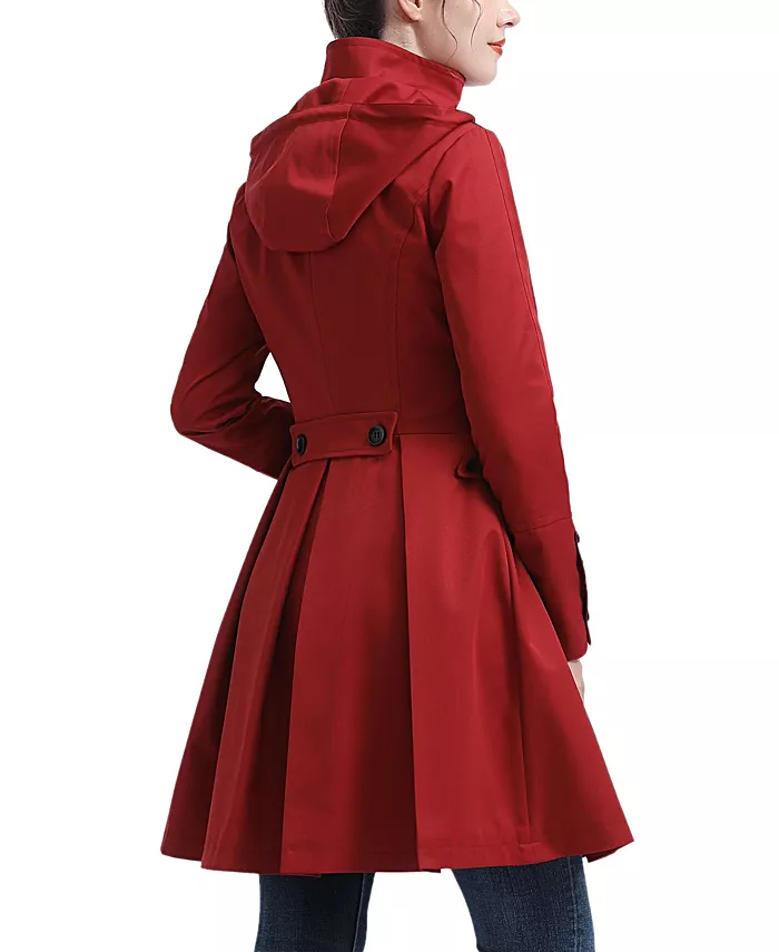 Women's Adele Hooded Trench Coat - thumbnail 2