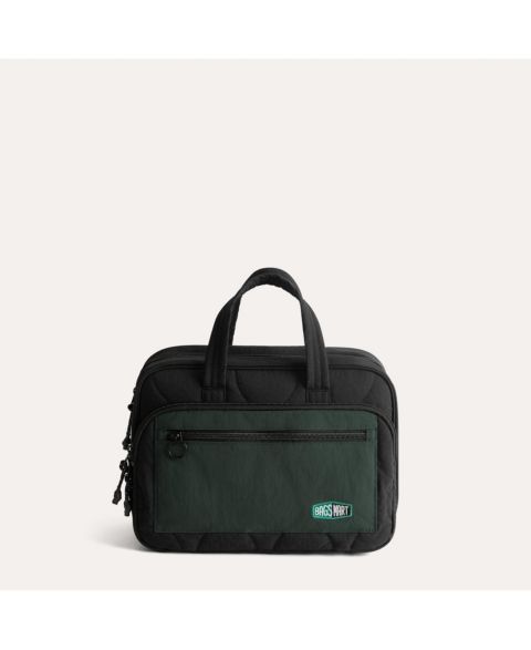 Несессер Bagsmart Walker Hanging Travel Toiletry Bag with Waterproof Compartment Tangerine, цвет: Чёрный