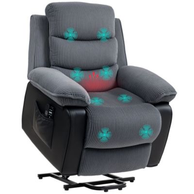Power Lift Massage Chair Recliner with Heat for Elderly