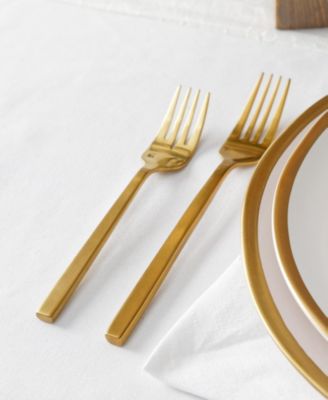 Arezzo Brushed Gold 5pc Place Setting