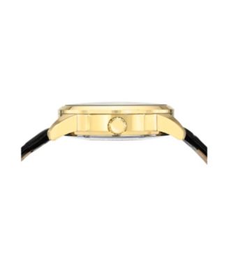 Cassius Automatic Skeleton Gold Tone & Black Men's Watch 802ECAL