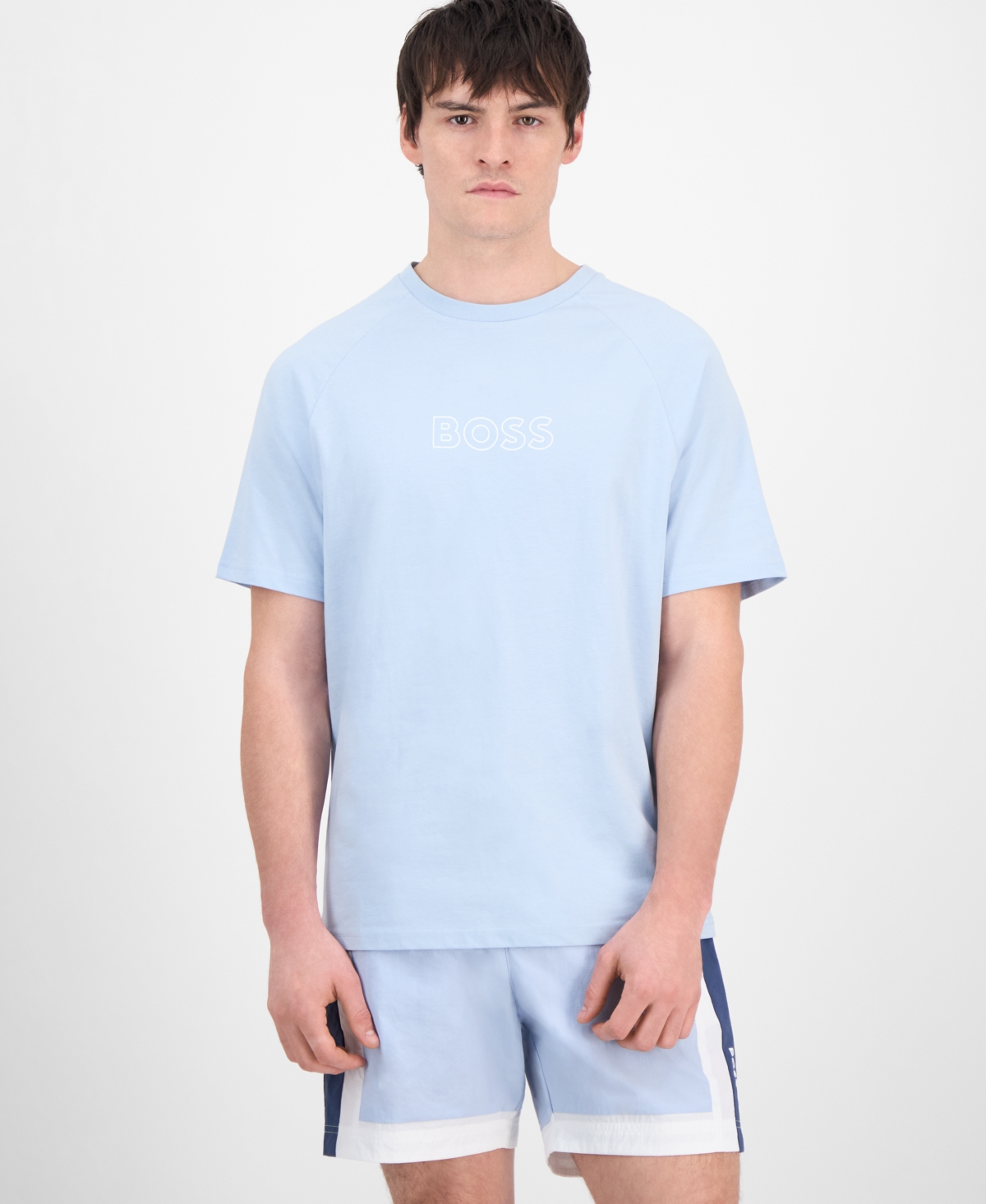 Hugo Boss Boss By  Logo T-shirt, Created For Macy's In Multi