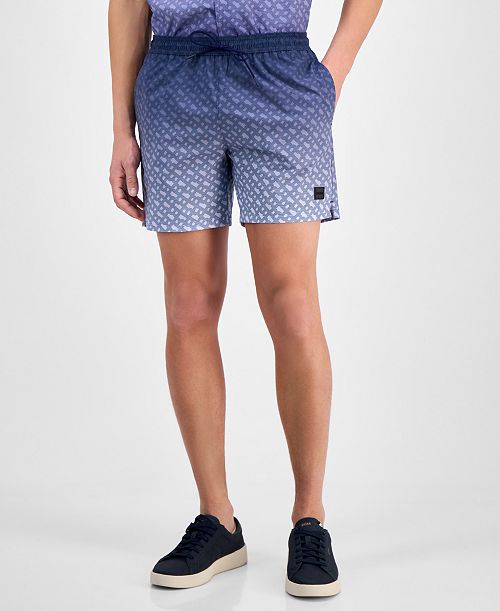 alfani HUGO by Hugo Boss Men's Logo-Pattern Shorts Men's Fashion & Accessories
